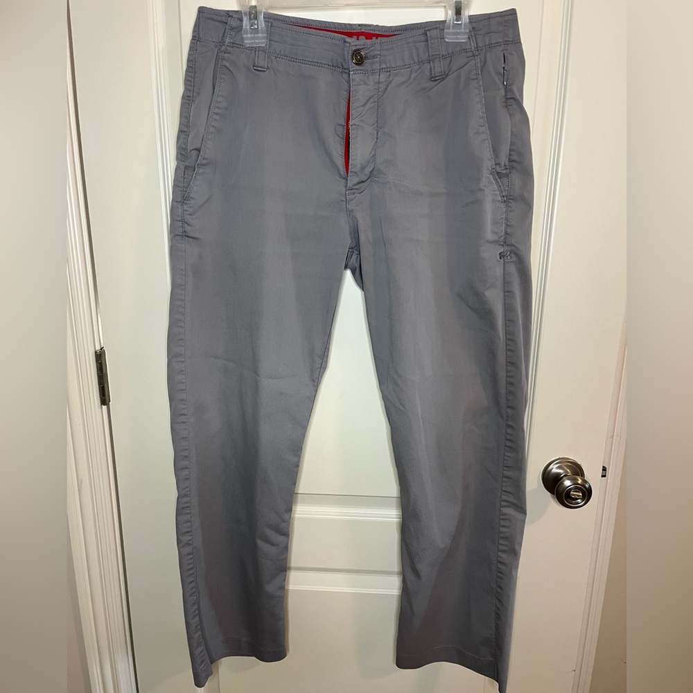 Under Armour Sz 34 x 30 Grey 1241061 Performance STRETCH Chino Golf Pants